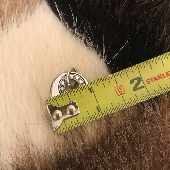 ELLE 925 Silver Pendant • diameter: 1” - Picture 6 of 9